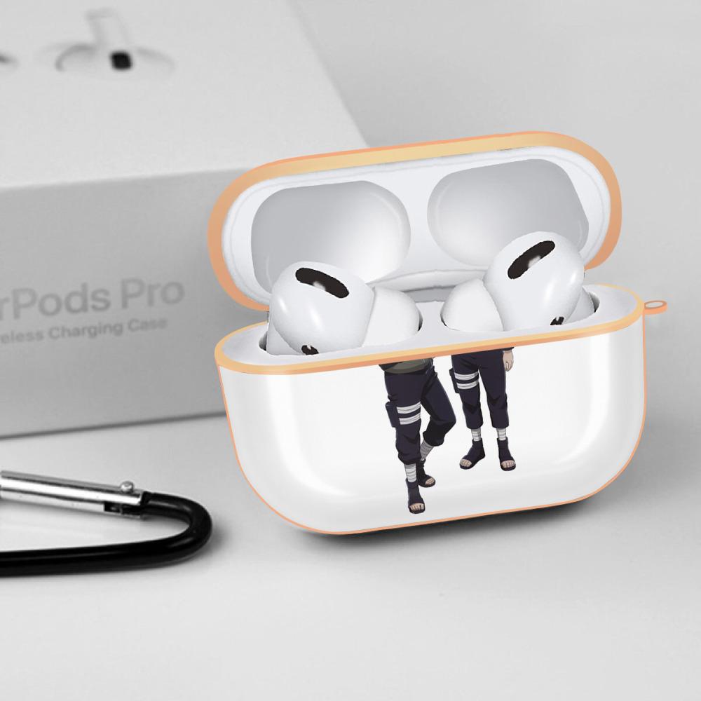 NARUTO -ナルト- はたけ カカシ Hatake Kakashi 【AirPods Pro用】ハードシェル保護ケース｜耐衝撃・防指紋・カラビナ付き商品仕様