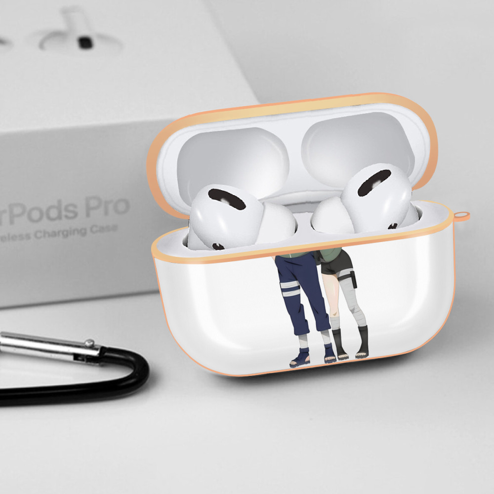 NARUTO -ナルト- はたけ カカシ Hatake Kakashi 【AirPods Pro用】ハードシェル保護ケース｜耐衝撃・防指紋・カラビナ付き商品仕様