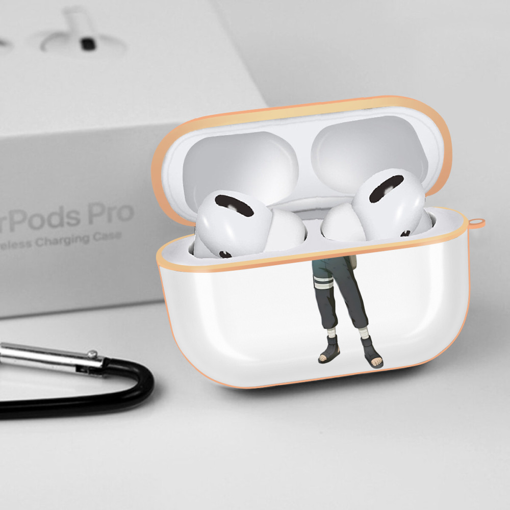 NARUTO -ナルト- はたけ カカシ Hatake Kakashi 【AirPods Pro用】ハードシェル保護ケース｜耐衝撃・防指紋・カラビナ付き商品仕様