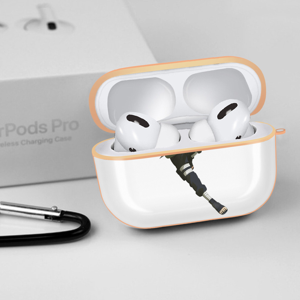 NARUTO -ナルト- はたけ カカシ Hatake Kakashi 【AirPods Pro用】ハードシェル保護ケース｜耐衝撃・防指紋・カラビナ付き商品仕様