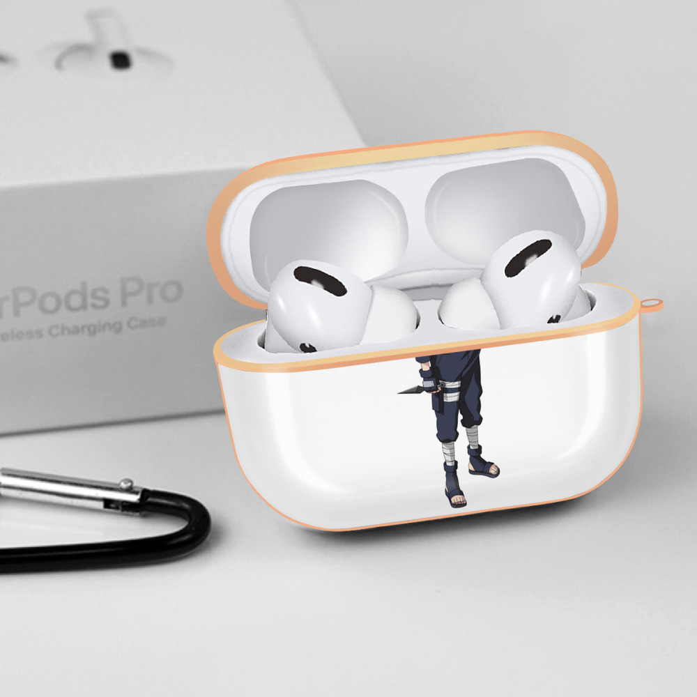 NARUTO -ナルト- はたけ カカシ Hatake Kakashi 【AirPods Pro用】ハードシェル保護ケース｜耐衝撃・防指紋・カラビナ付き商品仕様