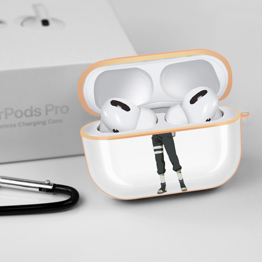 NARUTO -ナルト- はたけ カカシ Hatake Kakashi 【AirPods Pro用】ハードシェル保護ケース｜耐衝撃・防指紋・カラビナ付き商品仕様