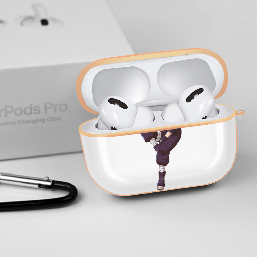 NARUTO -ナルト- はたけ カカシ Hatake Kakashi 【AirPods Pro用】ハードシェル保護ケース｜耐衝撃・防指紋・カラビナ付き商品仕様