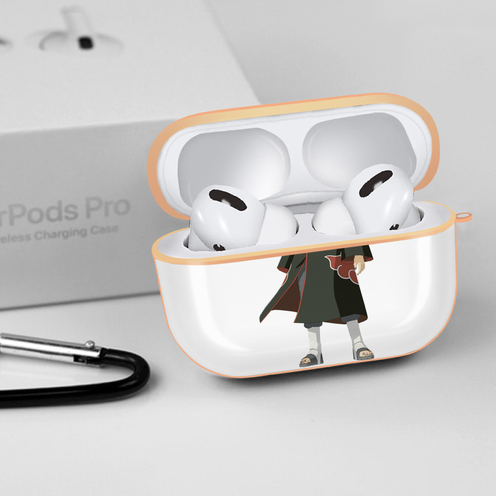NARUTO -ナルト- うちは イタチ Uchiha Itachi 【AirPods Pro用】ハードシェル保護ケース｜耐衝撃・防指紋・カラビナ付き商品仕様