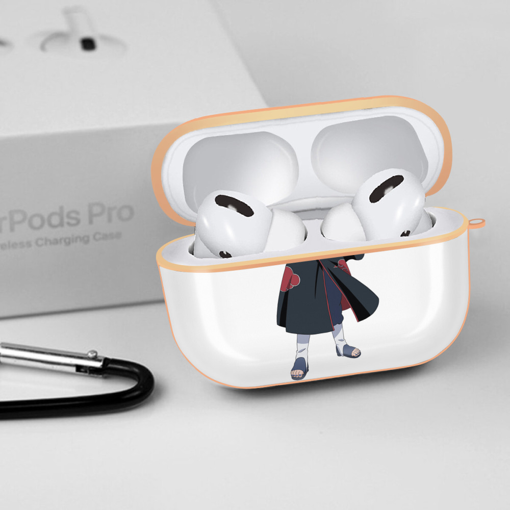 NARUTO -ナルト- うちは イタチ Uchiha Itachi 【AirPods Pro用】ハードシェル保護ケース｜耐衝撃・防指紋・カラビナ付き商品仕様