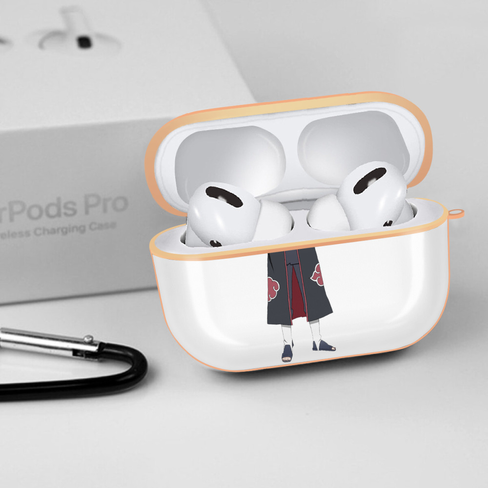 NARUTO -ナルト- うちは イタチ Uchiha Itachi 【AirPods Pro用】ハードシェル保護ケース｜耐衝撃・防指紋・カラビナ付き商品仕様