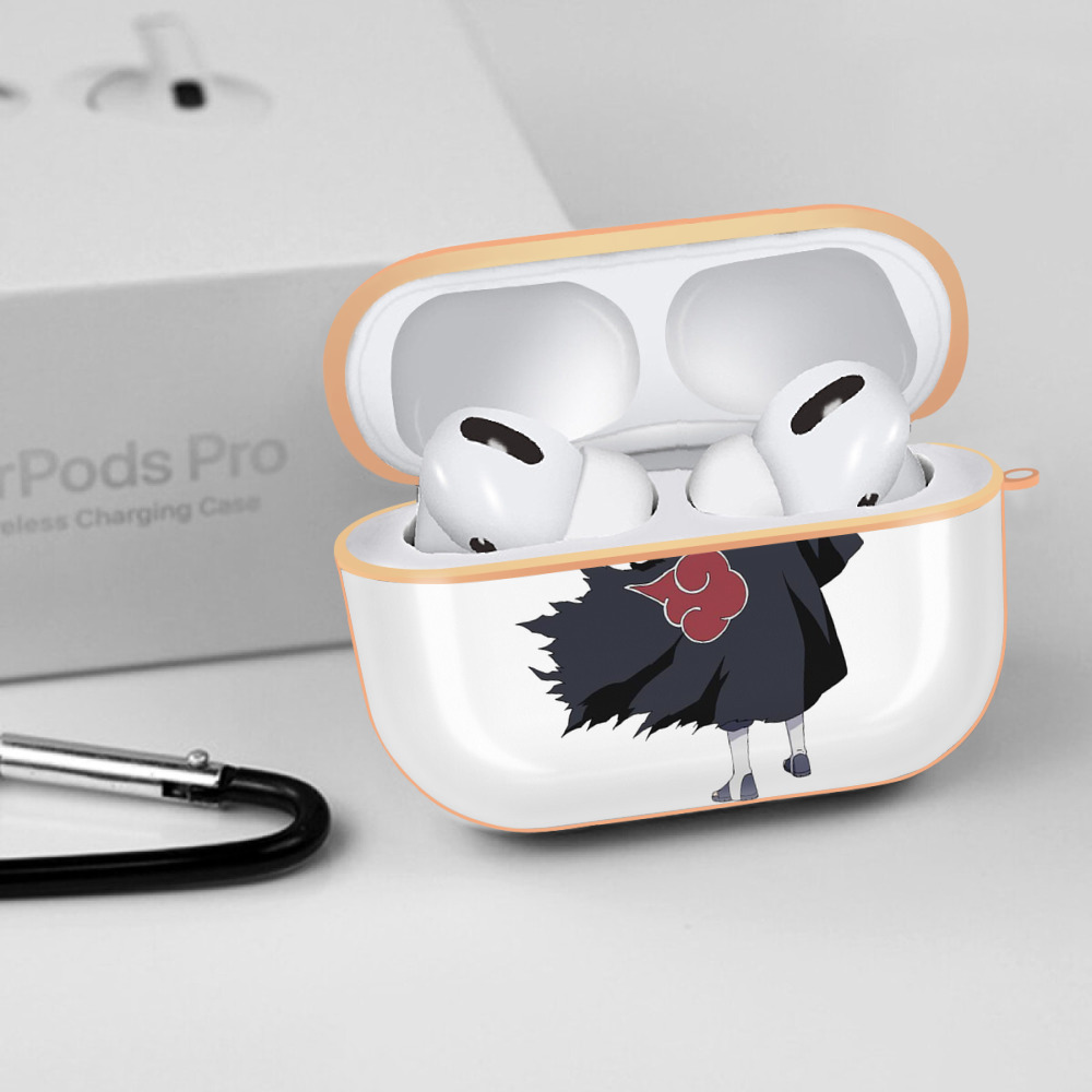 NARUTO -ナルト- うちは イタチ Uchiha Itachi 【AirPods Pro用】ハードシェル保護ケース｜耐衝撃・防指紋・カラビナ付き商品仕様