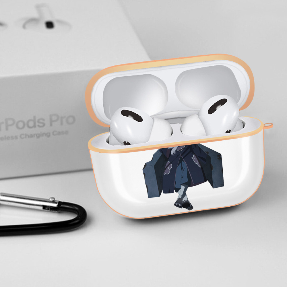NARUTO -ナルト- うちは イタチ Uchiha Itachi 【AirPods Pro用】ハードシェル保護ケース｜耐衝撃・防指紋・カラビナ付き商品仕様
