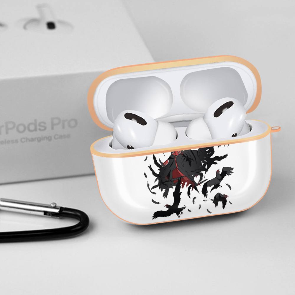 NARUTO -ナルト- うちは イタチ Uchiha Itachi 【AirPods Pro用】ハードシェル保護ケース｜耐衝撃・防指紋・カラビナ付き商品仕様