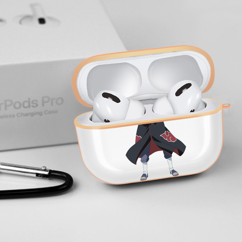 NARUTO -ナルト- うちは イタチ Uchiha Itachi 【AirPods Pro用】ハードシェル保護ケース｜耐衝撃・防指紋・カラビナ付き商品仕様
