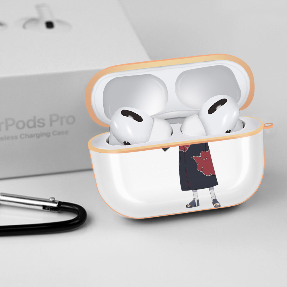 NARUTO -ナルト- うちは イタチ Uchiha Itachi 【AirPods Pro用】ハードシェル保護ケース｜耐衝撃・防指紋・カラビナ付き商品仕様