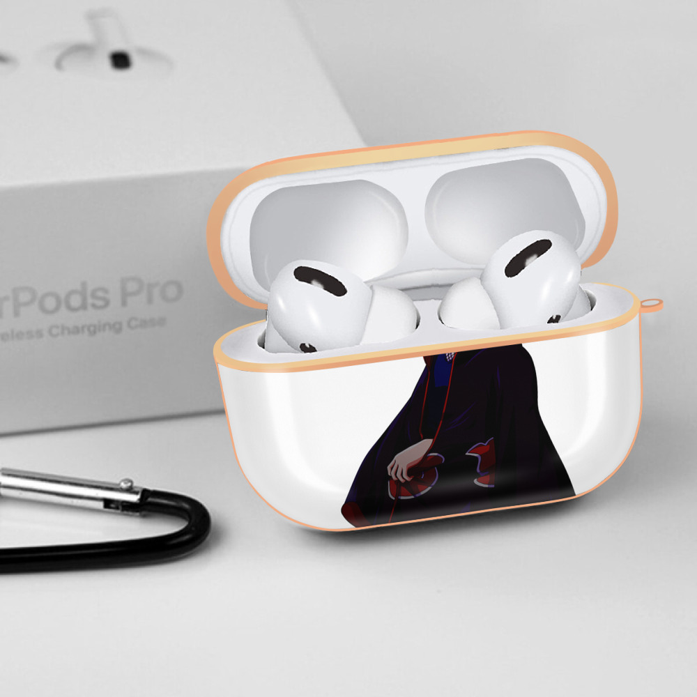 NARUTO -ナルト- うちは イタチ Uchiha Itachi 【AirPods Pro用】ハードシェル保護ケース｜耐衝撃・防指紋・カラビナ付き商品仕様