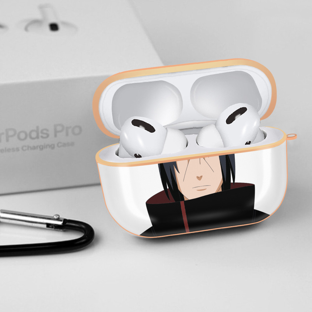 NARUTO -ナルト- うちは イタチ Uchiha Itachi 【AirPods Pro用】ハードシェル保護ケース｜耐衝撃・防指紋・カラビナ付き商品仕様