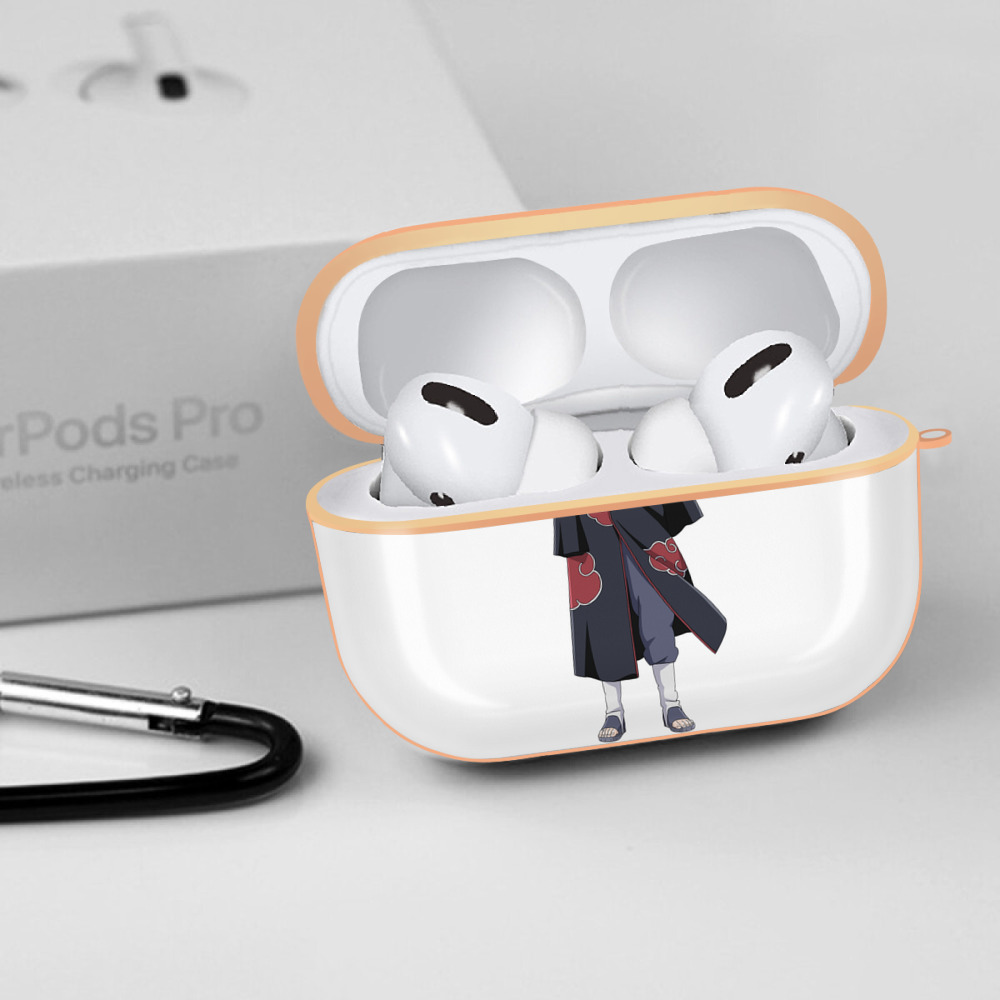 NARUTO -ナルト- うちは イタチ Uchiha Itachi 【AirPods Pro用】ハードシェル保護ケース｜耐衝撃・防指紋・カラビナ付き商品仕様