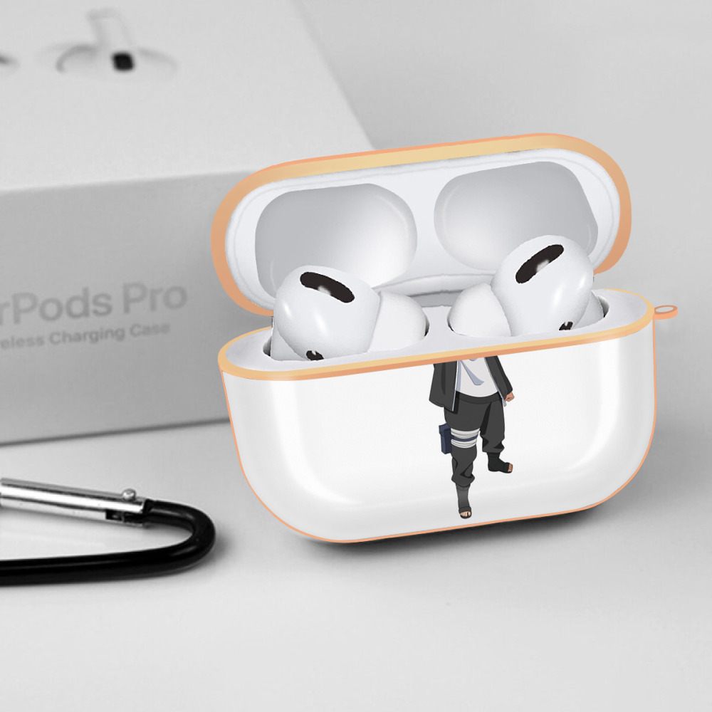 NARUTO -ナルト- うずまき ボルト Uzumaki Boruto 【AirPods Pro用】ハードシェル保護ケース｜耐衝撃・防指紋・カラビナ付き商品仕様