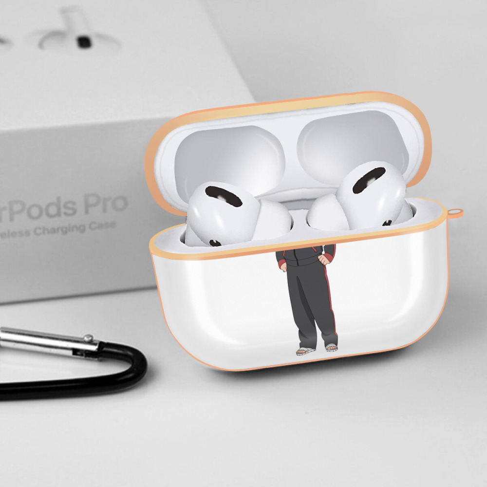 NARUTO -ナルト- うずまき ボルト Uzumaki Boruto 【AirPods Pro用】ハードシェル保護ケース｜耐衝撃・防指紋・カラビナ付き商品仕様