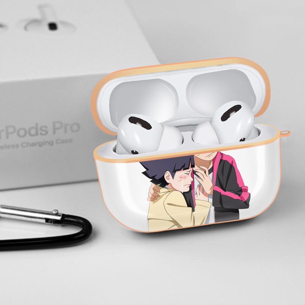 NARUTO -ナルト- うずまき ボルト Uzumaki Boruto 【AirPods Pro用】ハードシェル保護ケース｜耐衝撃・防指紋・カラビナ付き商品仕様
