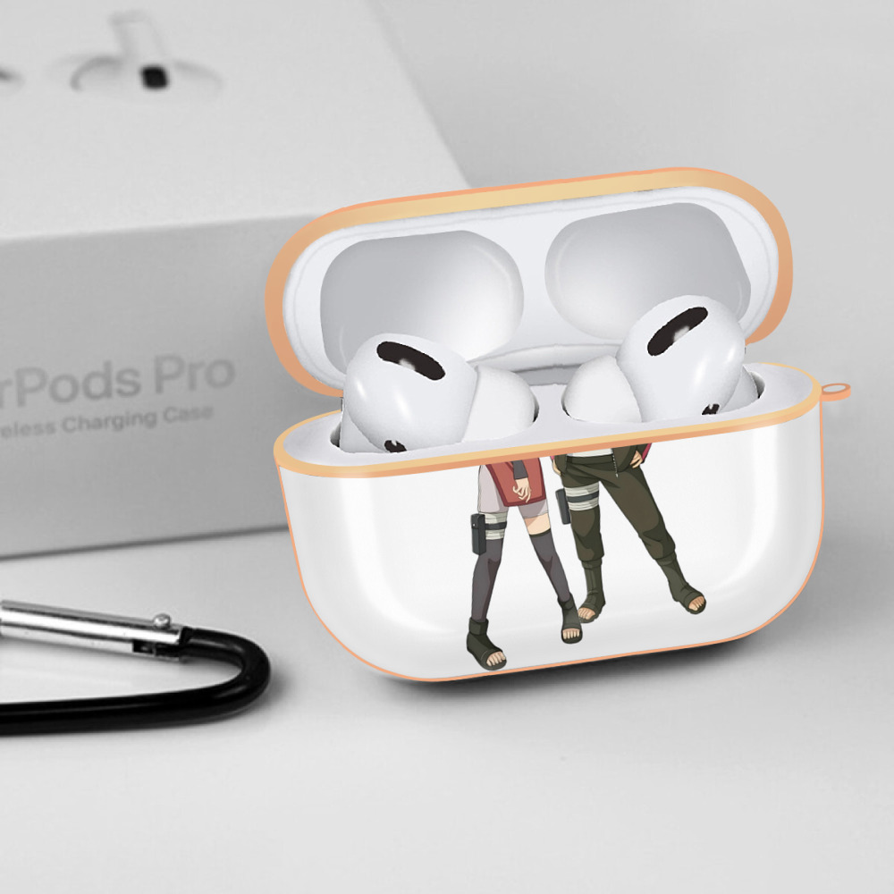 NARUTO -ナルト- うずまき ボルト Uzumaki Boruto 【AirPods Pro用】ハードシェル保護ケース｜耐衝撃・防指紋・カラビナ付き商品仕様
