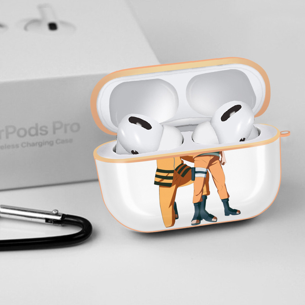 NARUTO -ナルト- うずまき ボルト Uzumaki Boruto 【AirPods Pro用】ハードシェル保護ケース｜耐衝撃・防指紋・カラビナ付き商品仕様