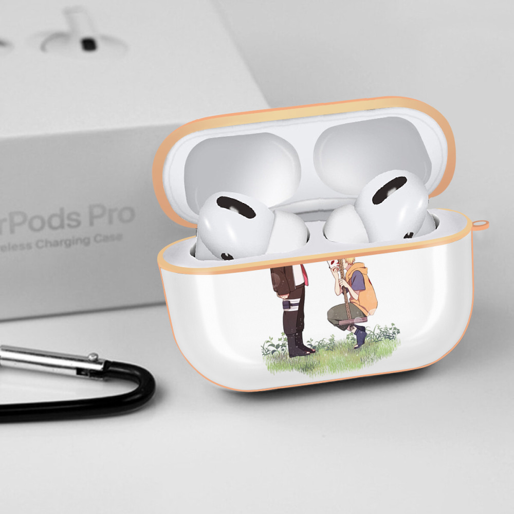 NARUTO -ナルト- うずまき ボルト Uzumaki Boruto 【AirPods Pro用】ハードシェル保護ケース｜耐衝撃・防指紋・カラビナ付き商品仕様