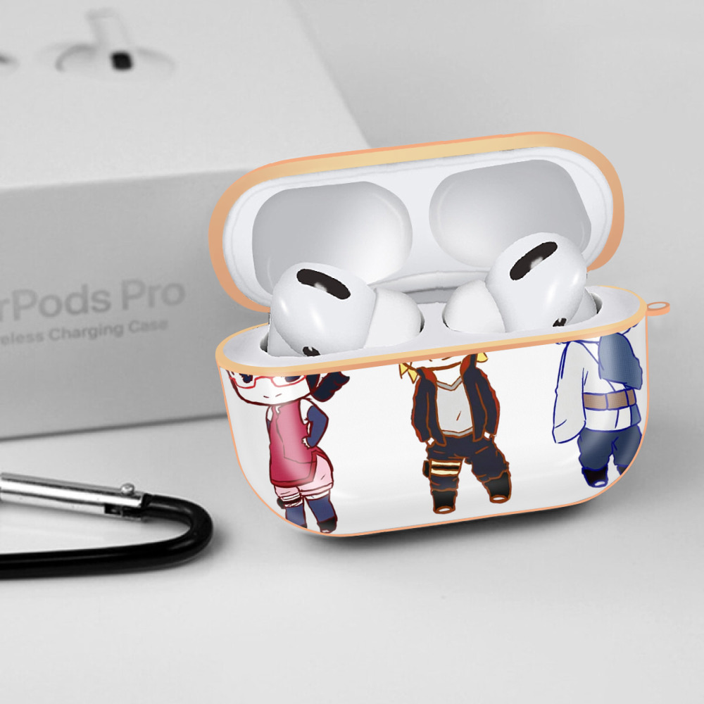 NARUTO -ナルト- うずまき ボルト Uzumaki Boruto 【AirPods Pro用】ハードシェル保護ケース｜耐衝撃・防指紋・カラビナ付き商品仕様
