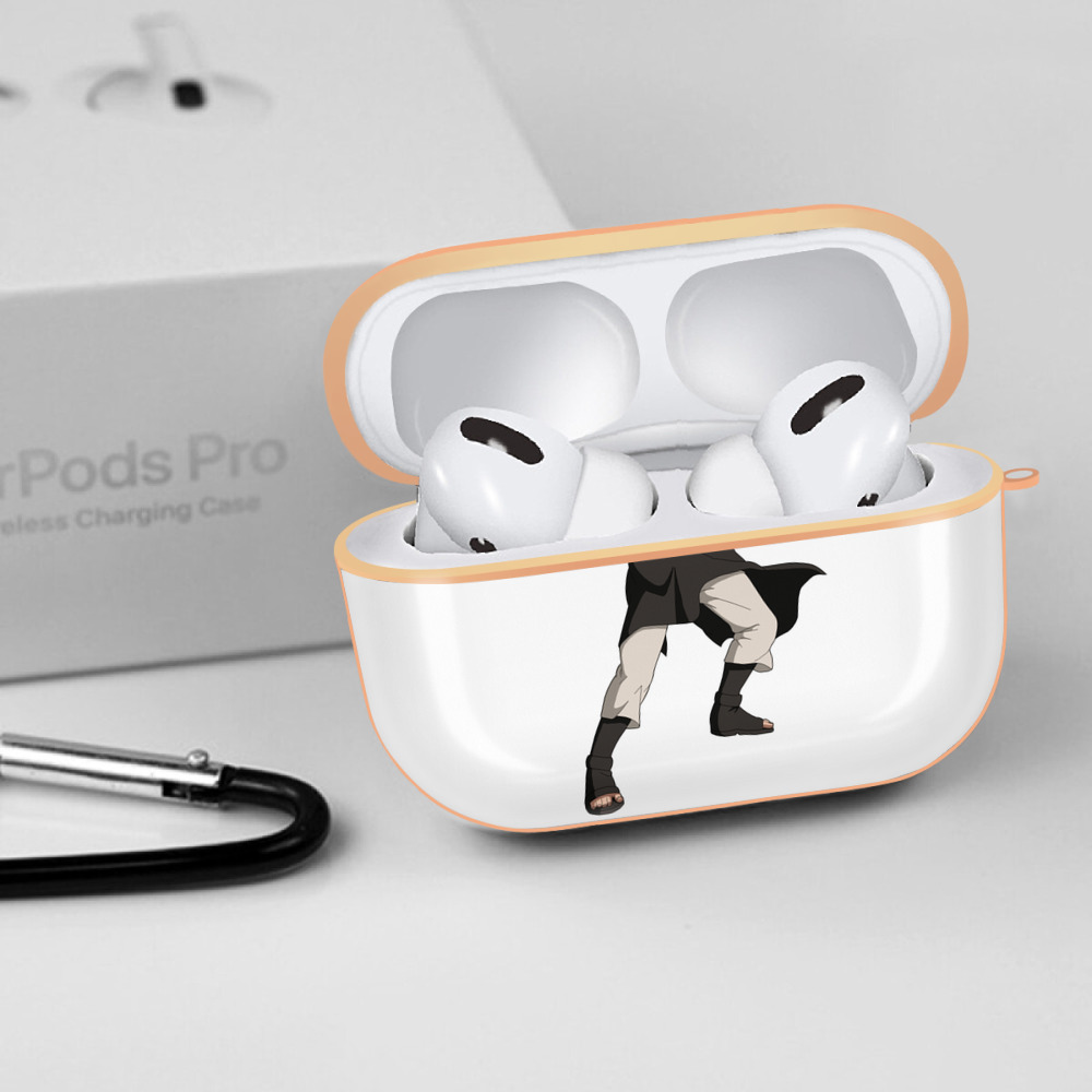 NARUTO -ナルト- 日向ネジ Hyūga Neji 【AirPods Pro用】ハードシェル保護ケース｜耐衝撃・防指紋・カラビナ付き商品仕様
