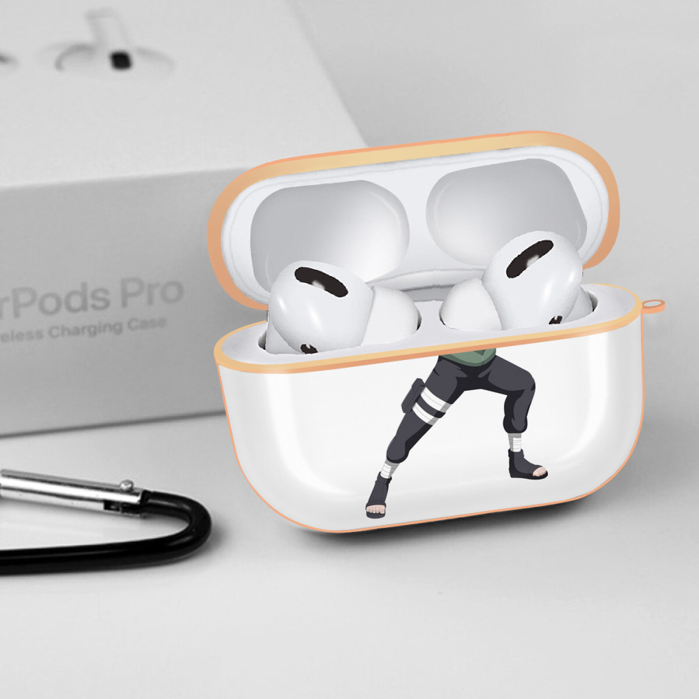 NARUTO -ナルト- 日向ネジ Hyūga Neji 【AirPods Pro用】ハードシェル保護ケース｜耐衝撃・防指紋・カラビナ付き商品仕様