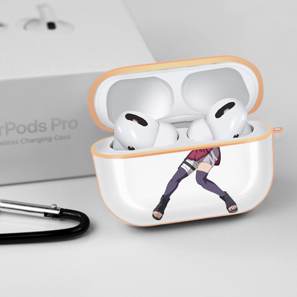 NARUTO -ナルト- うちは サラダ Uchiha Sarada 【AirPods Pro用】ハードシェル保護ケース｜耐衝撃・防指紋・カラビナ付き商品仕様