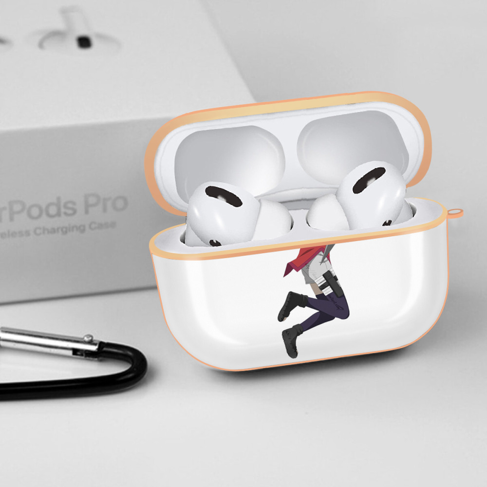 NARUTO -ナルト- うちは サラダ Uchiha Sarada 【AirPods Pro用】ハードシェル保護ケース｜耐衝撃・防指紋・カラビナ付き商品仕様