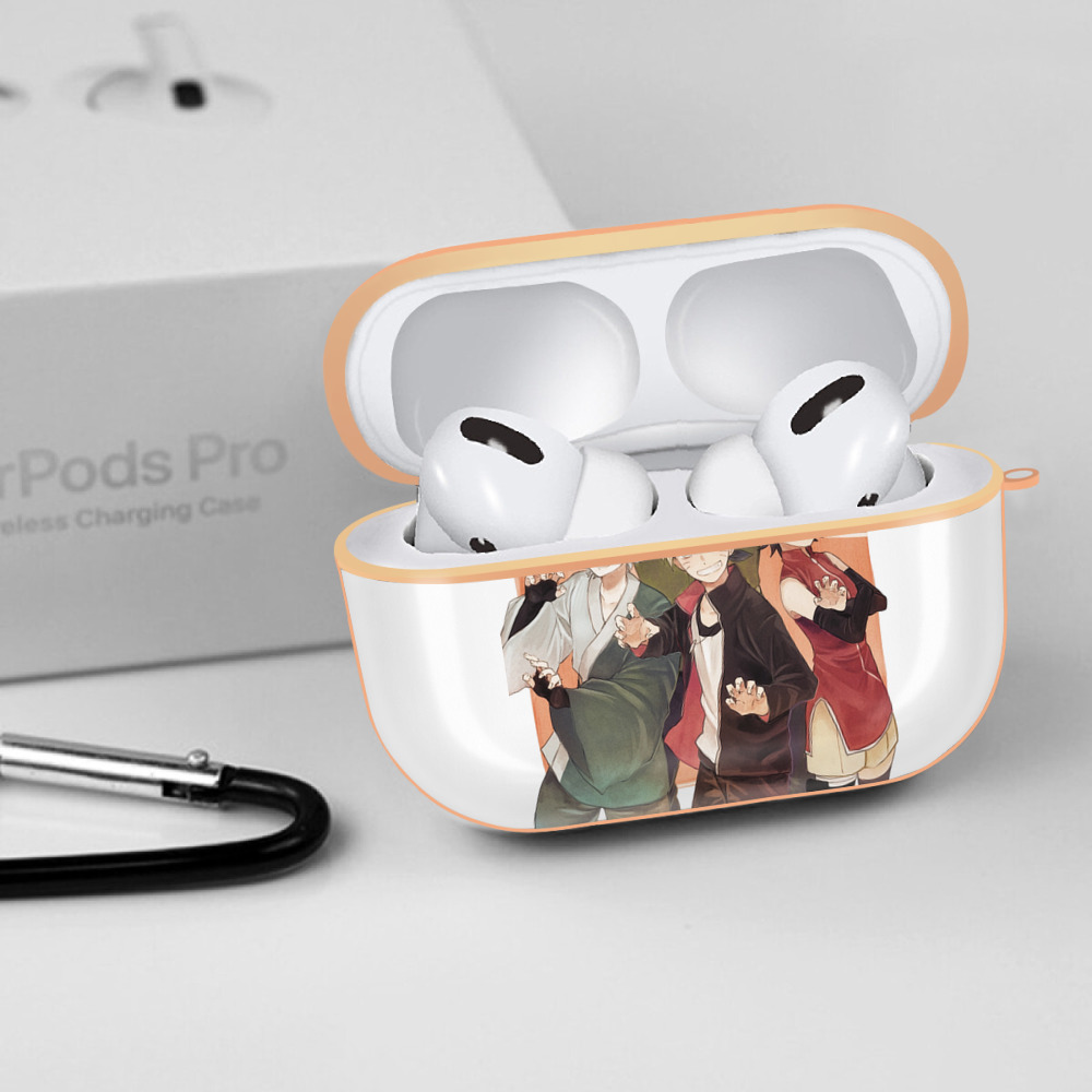 NARUTO -ナルト- うちは サラダ Uchiha Sarada 【AirPods Pro用】ハードシェル保護ケース｜耐衝撃・防指紋・カラビナ付き商品仕様