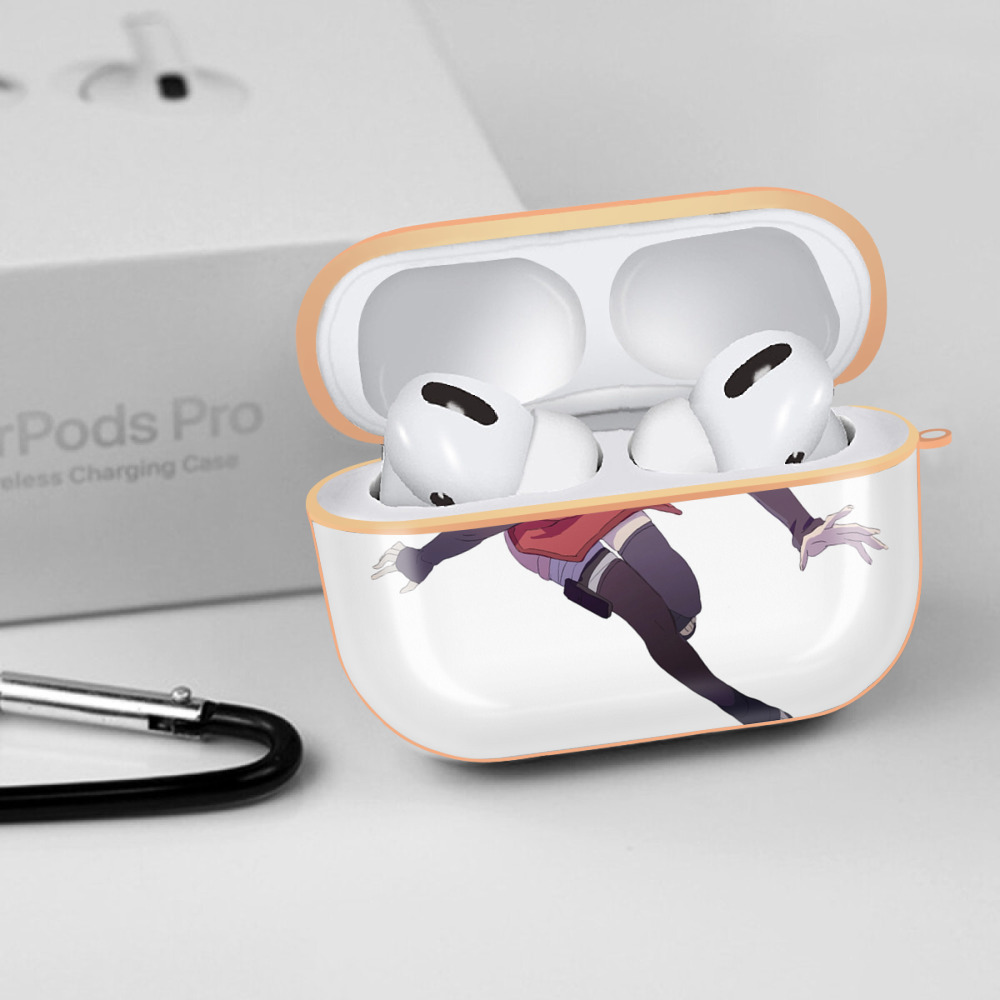 NARUTO -ナルト- うちは サラダ Uchiha Sarada 【AirPods Pro用】ハードシェル保護ケース｜耐衝撃・防指紋・カラビナ付き商品仕様