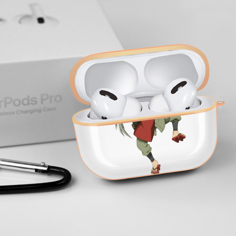 NARUTO -ナルト- 自来也（じらいや） Jiraiya 【AirPods Pro用】ハードシェル保護ケース｜耐衝撃・防指紋・カラビナ付き商品仕様