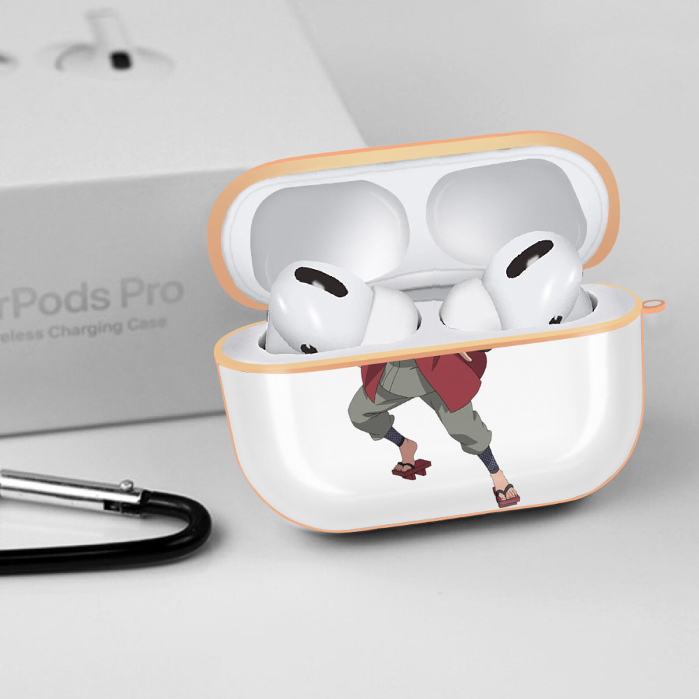 NARUTO -ナルト- 自来也（じらいや） Jiraiya 【AirPods Pro用】ハードシェル保護ケース｜耐衝撃・防指紋・カラビナ付き商品仕様