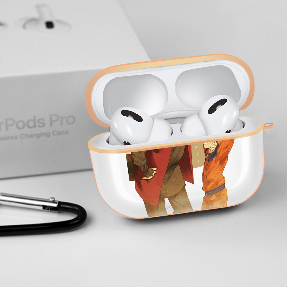 NARUTO -ナルト- 自来也（じらいや） Jiraiya 【AirPods Pro用】ハードシェル保護ケース｜耐衝撃・防指紋・カラビナ付き商品仕様