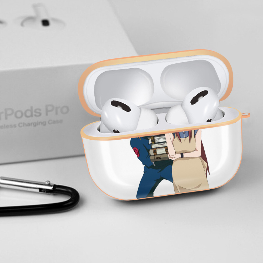 NARUTO -ナルト- 波風 ミナト Namikaze Minato 【AirPods Pro用】ハードシェル保護ケース｜耐衝撃・防指紋・カラビナ付き商品仕様