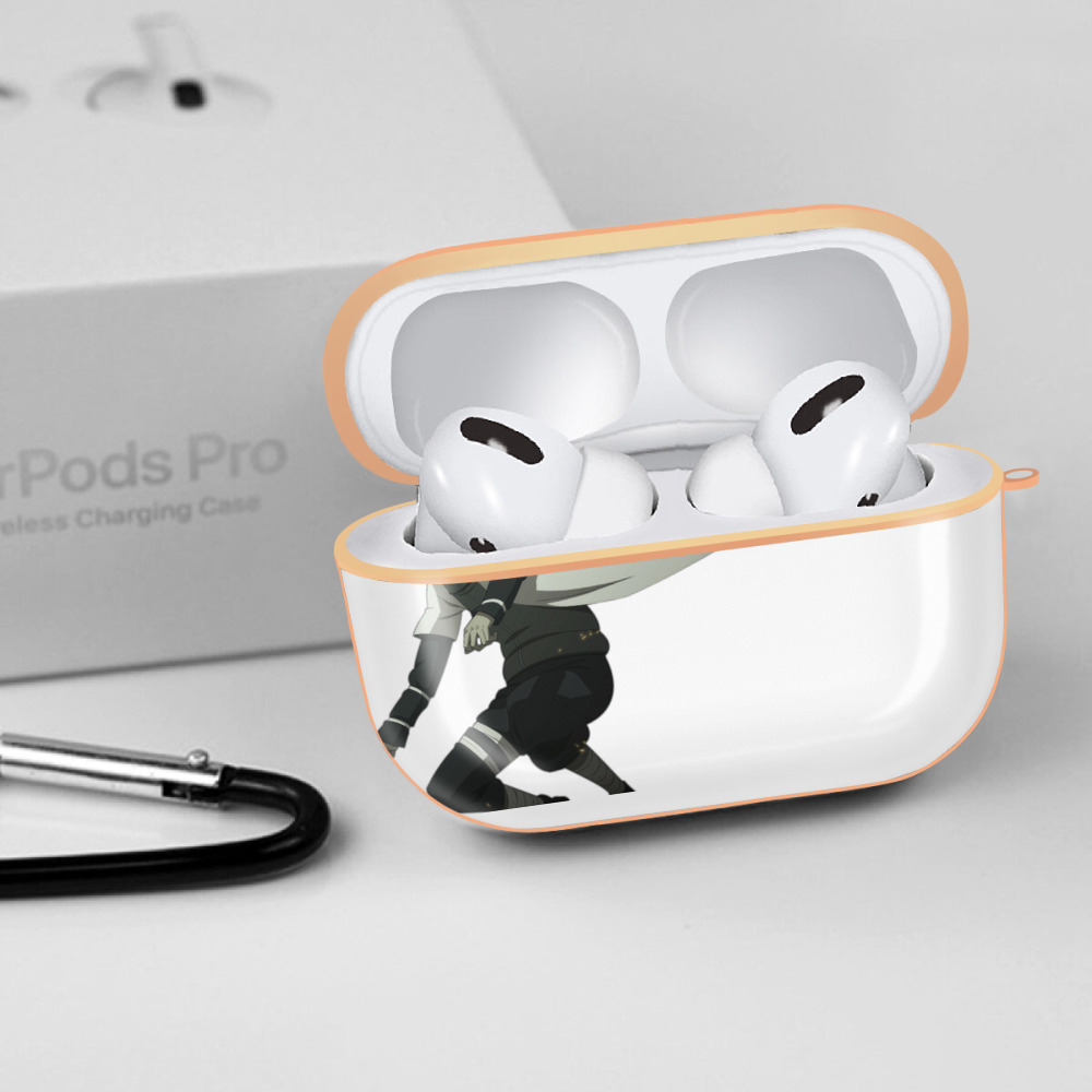 NARUTO -ナルト- 波風 ミナト Namikaze Minato 【AirPods Pro用】ハードシェル保護ケース｜耐衝撃・防指紋・カラビナ付き商品仕様