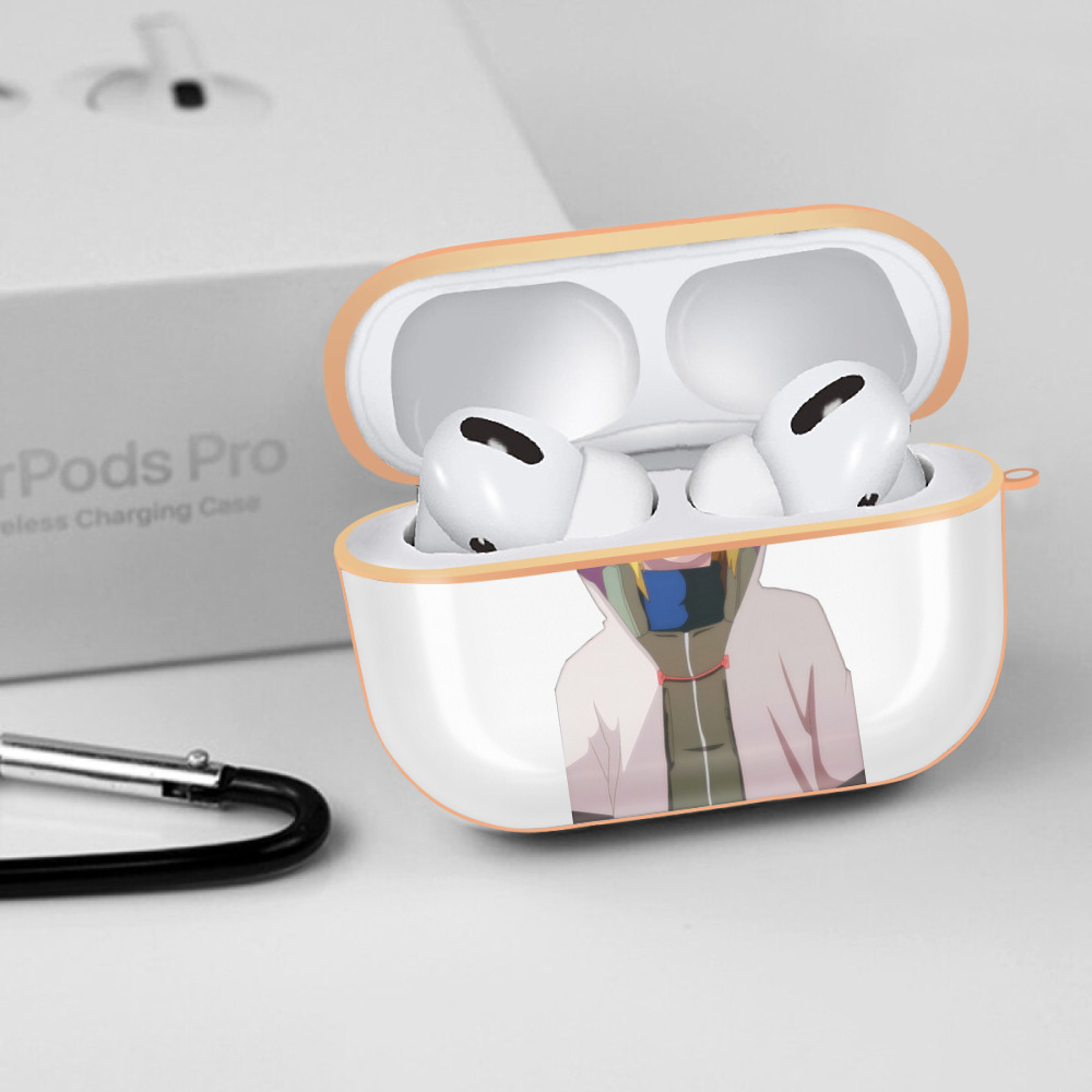 NARUTO -ナルト- 波風 ミナト Namikaze Minato 【AirPods Pro用】ハードシェル保護ケース｜耐衝撃・防指紋・カラビナ付き商品仕様