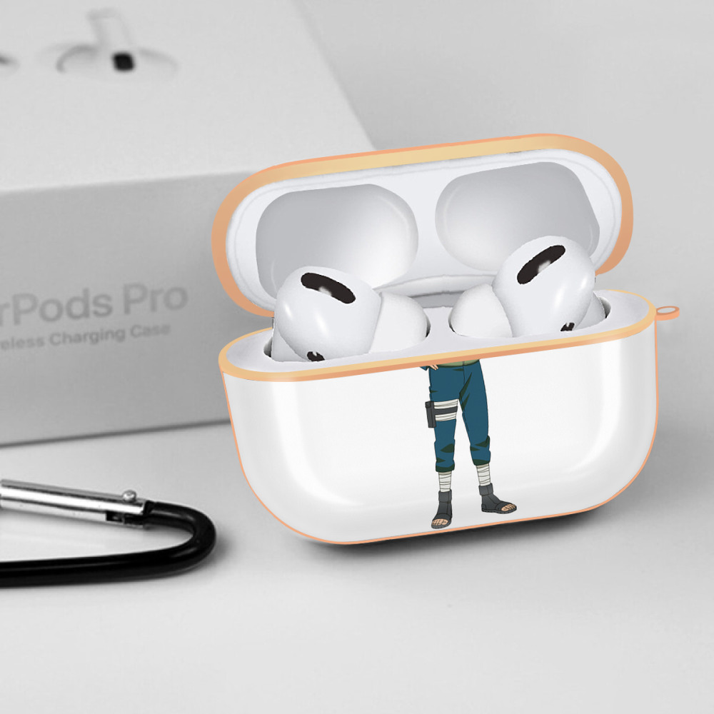 NARUTO -ナルト- 波風 ミナト Namikaze Minato 【AirPods Pro用】ハードシェル保護ケース｜耐衝撃・防指紋・カラビナ付き商品仕様