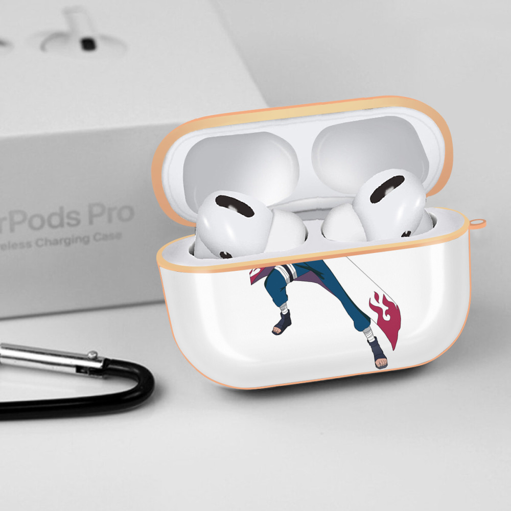 NARUTO -ナルト- 波風 ミナト Namikaze Minato 【AirPods Pro用】ハードシェル保護ケース｜耐衝撃・防指紋・カラビナ付き商品仕様
