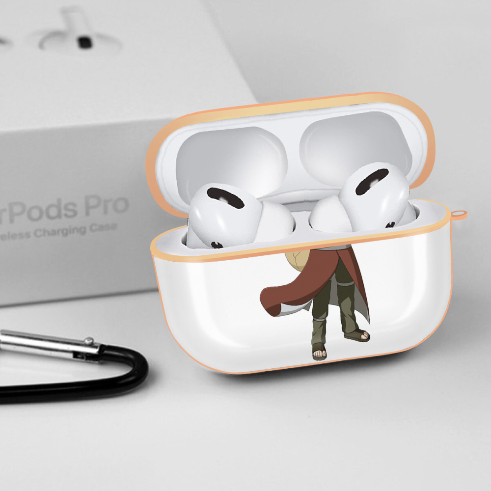 NARUTO -ナルト- ガアラ Gaara 【AirPods Pro用】ハードシェル保護ケース｜耐衝撃・防指紋・カラビナ付き商品仕様