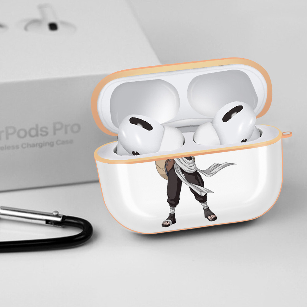 NARUTO -ナルト- ガアラ Gaara 【AirPods Pro用】ハードシェル保護ケース｜耐衝撃・防指紋・カラビナ付き商品仕様