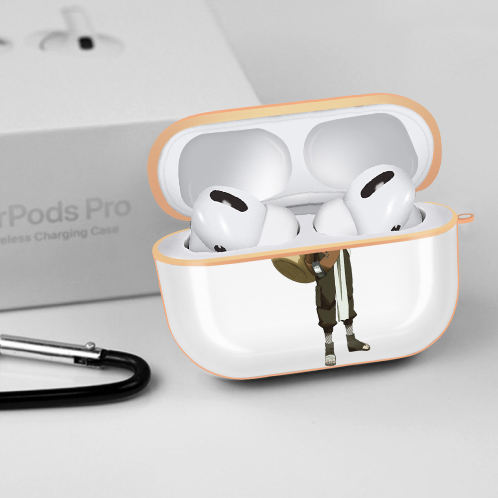NARUTO -ナルト- ガアラ Gaara 【AirPods Pro用】ハードシェル保護ケース｜耐衝撃・防指紋・カラビナ付き商品仕様