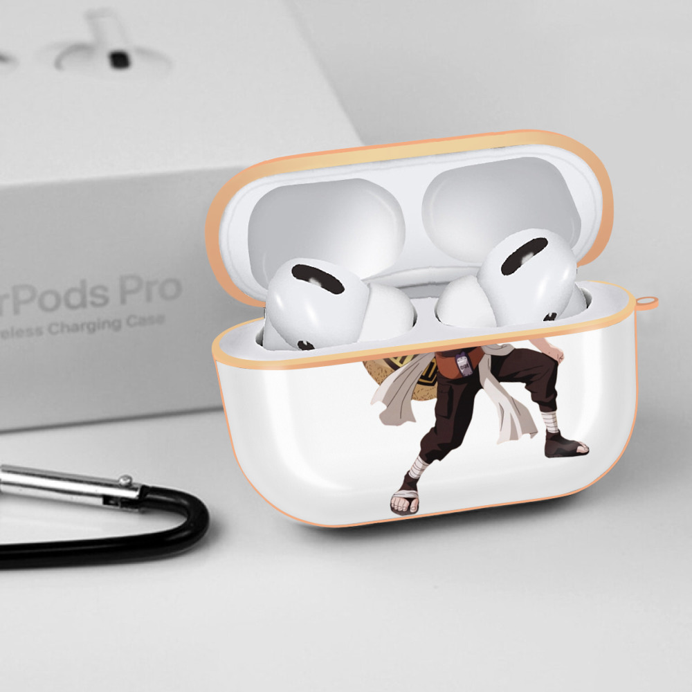 NARUTO -ナルト- ガアラ Gaara 【AirPods Pro用】ハードシェル保護ケース｜耐衝撃・防指紋・カラビナ付き商品仕様