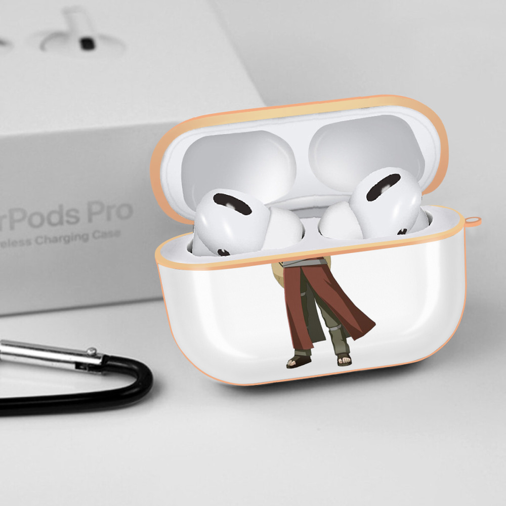 NARUTO -ナルト- ガアラ Gaara 【AirPods Pro用】ハードシェル保護ケース｜耐衝撃・防指紋・カラビナ付き商品仕様