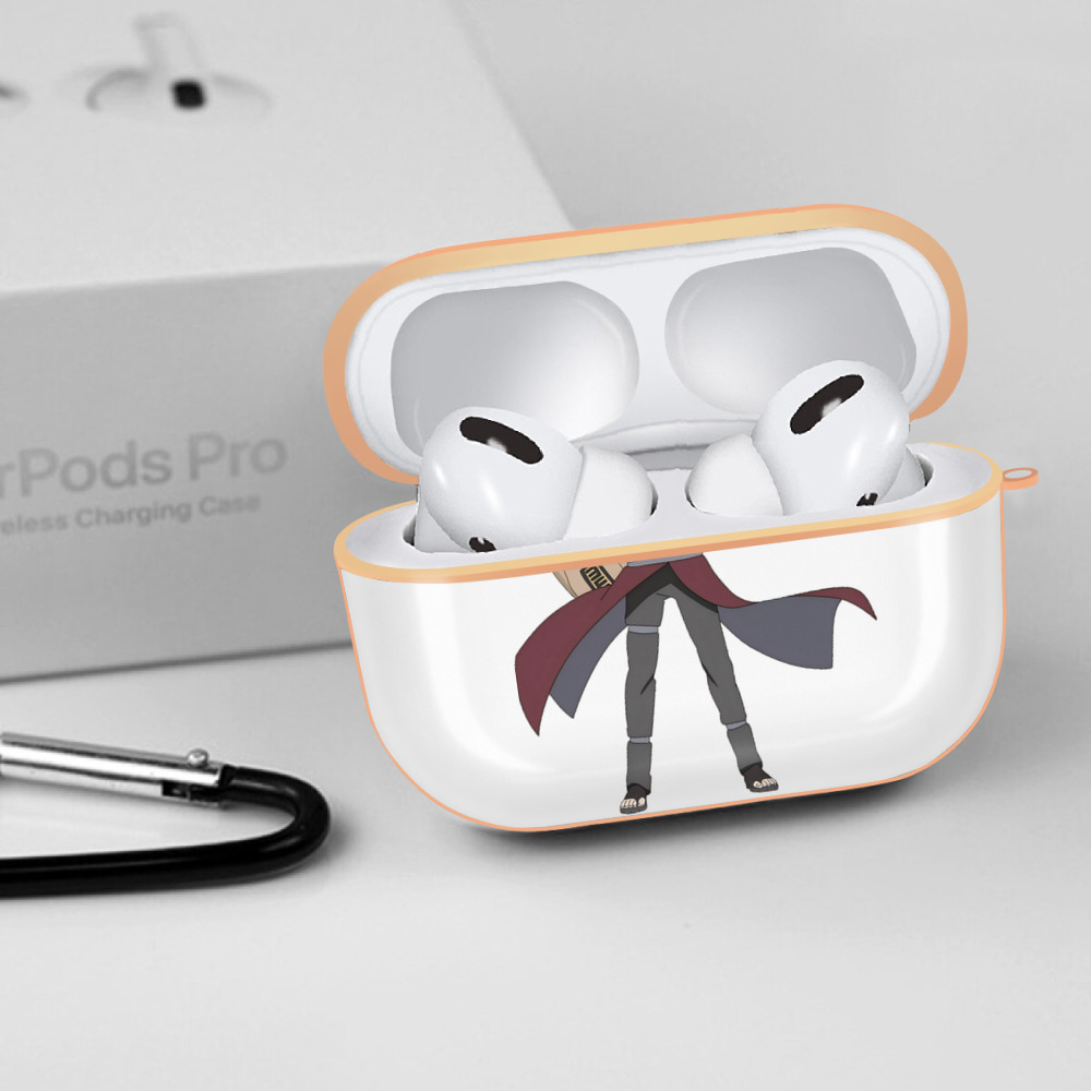 NARUTO -ナルト- ガアラ Gaara 【AirPods Pro用】ハードシェル保護ケース｜耐衝撃・防指紋・カラビナ付き商品仕様